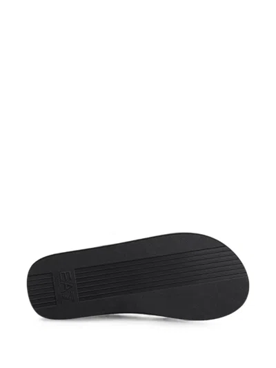 Ea7 Logo-print Flip-flops In Multi