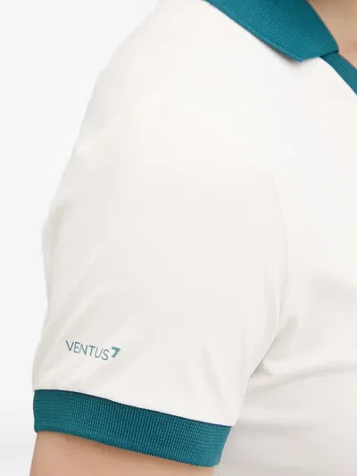 Ea7 Logo-print T-shirt In Neutral
