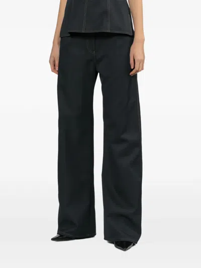 Helmut Lang Bootcut Jeans In Blue