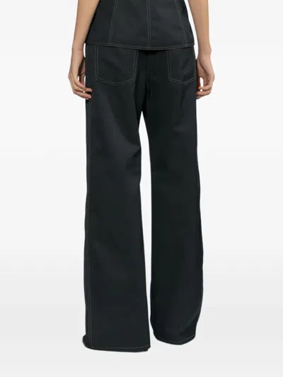 Helmut Lang Bootcut Jeans In Blue