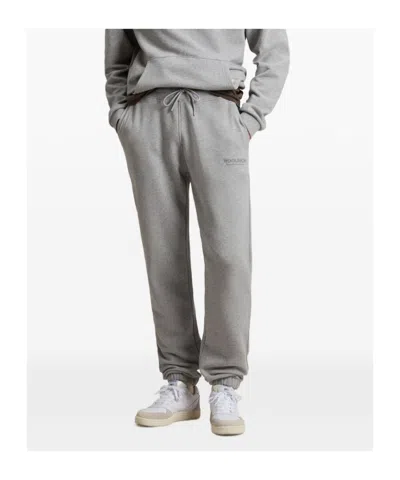 Woolrich Drawstring Elasticated Track Pants In Gray