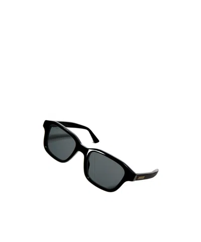 Gucci Rectangular-frame Sunglasses In Black