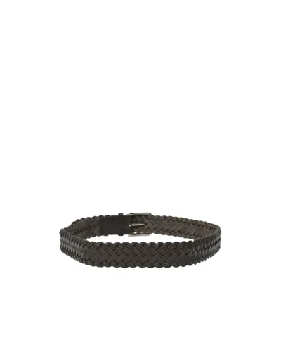 Orciani Woven Belt In Black