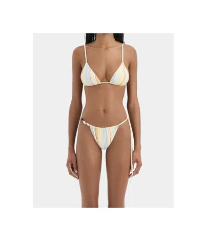 Sir Striped Bikini Top In Multi