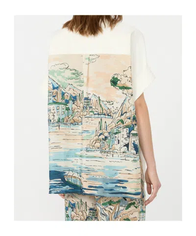 Weekend Max Mara Short-sleeved T-shirt In White