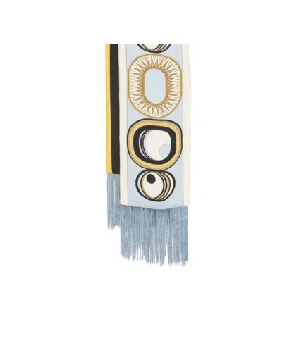 La Doublej Printed Silk Scarf In Multi