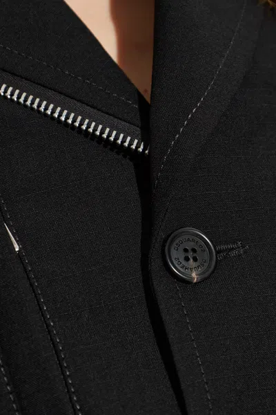 Dsquared2 Long-sleeved Casual Jacket In Black