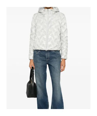Herno Quilted Hooded Jacket In Multi