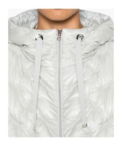 Herno Quilted Hooded Jacket In Multi