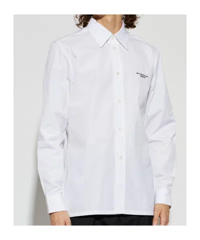 Givenchy Collared Long-sleeved Shirt In Multi