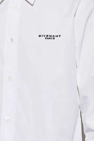 Givenchy Collared Long-sleeved Shirt In Multi