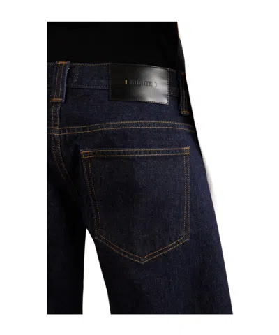 Khaite Kinga Mid-rise Straight-leg Shorts In Blue