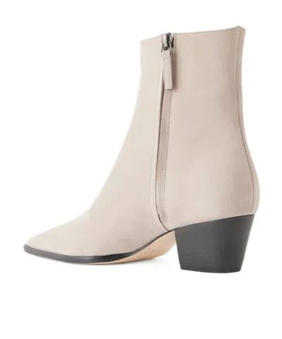 Manolo Blahnik Suede Pointed-toe Ankle Boots In Multi
