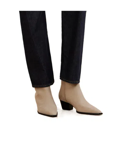 Manolo Blahnik Suede Pointed-toe Ankle Boots In Multi