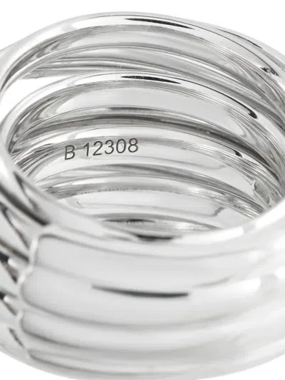 Pre-owned De Grisogono Allegra Ring In Silver