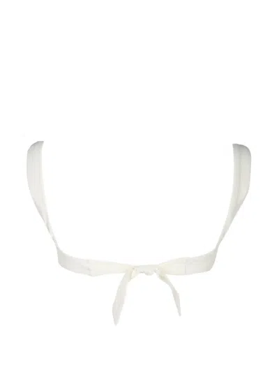 Devon Josephine Bikini Top In White