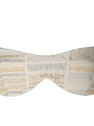 Devon Ivy Bikini Top In Neutral