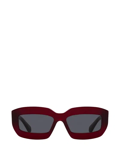 Off-white Square-frame Sunglasses In Red