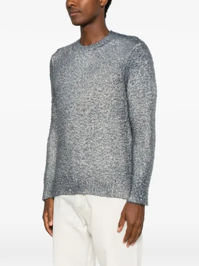 Avant Toi Long-sleeved Pullover In Gray