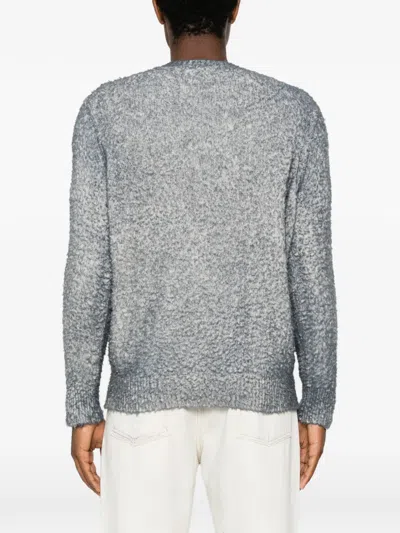 Avant Toi Long-sleeved Pullover In Gray