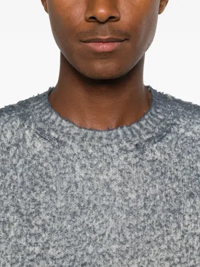 Avant Toi Long-sleeved Pullover In Gray