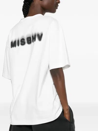 Misbhv Logo-print T-shirt In White