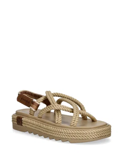 Bohonomad Rope-detail Platform Espadrilles In Neutral