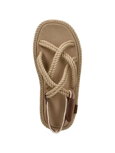 Bohonomad Rope-detail Platform Espadrilles In Neutral