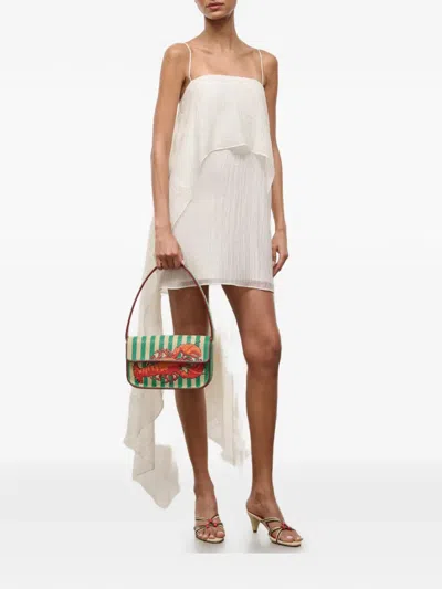 Staud Tommy Beaded Shoulder Bag In Multi