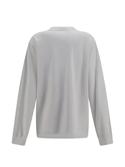Alexander Wang Logo-print Long-sleeve T-shirt In Multi