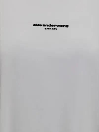 Alexander Wang Logo-print Long-sleeve T-shirt In Multi