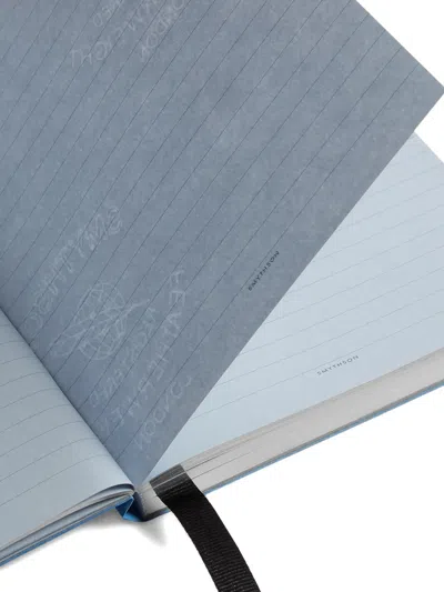 Smythson Evergreen Mid-size Notebook Refill In Blue