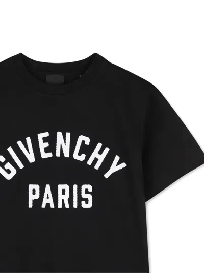 Givenchy Logo-print Short-sleeve T-shirt In Black
