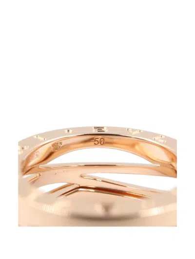 Pre-owned Bvlgari B-zero1 Ring In Pink