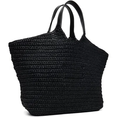 Balmain ブラック '' クロシェ トートバッグ In Black