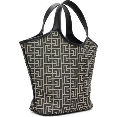 Balmain ブラック Cabas Mini トートバッグ