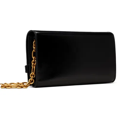 Balmain ブラック Shuffle カーフスキン ウォレットバッグ In Black