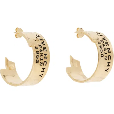 Givenchy ' Tape' ピアス In Gold