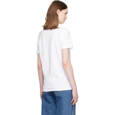 Balmain ホワイト 'givenchy Paris' プリントtシャツ In White
