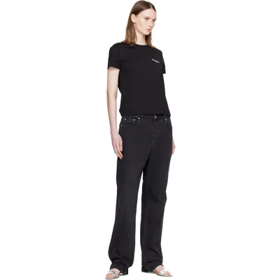 Givenchy ブラック フィット Tシャツ In Black