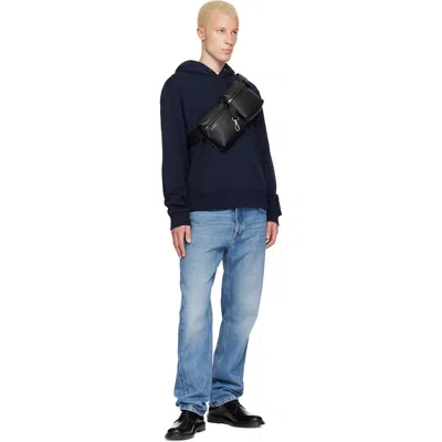 Givenchy Multipocket Leather Belt Bag In Black