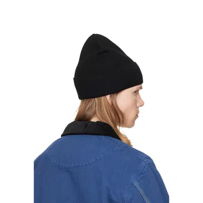 Balmain Berretto Con Patch Logo In Black