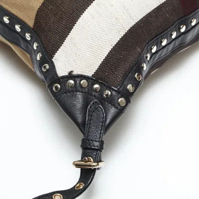 Pre-owned Burberry Beige Canvas Backpack () In Sand