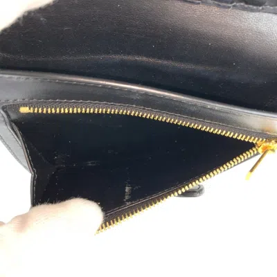 Pre-owned Celine Black Leather Wallet (bi-fold) ()