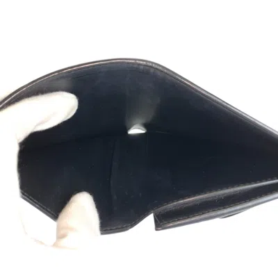 Pre-owned Celine Black Leather Wallet (bi-fold) ()