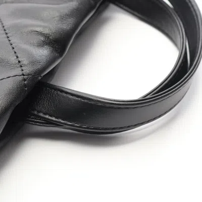 Pre-owned Chanel Black Leather Backpack ()