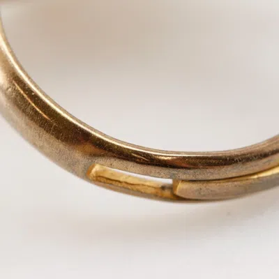 Pre-owned Chanel Gold Plating Band Ring ()