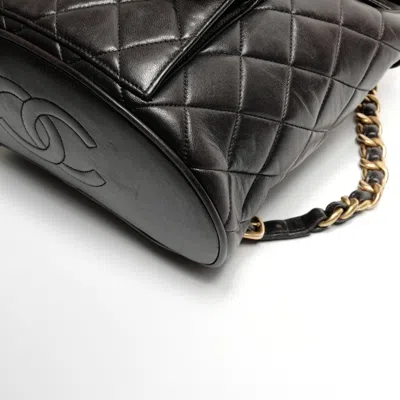 Pre-owned Chanel Matelasse Black Backpack ()