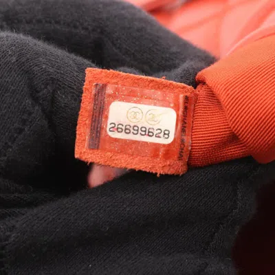 Pre-owned Chanel Orange Leather Backpack ()