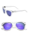 Westward Leaning Pioneer Seven 53mm Square Sunglasses In Clear-purple